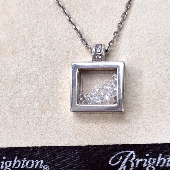 Brighton Meridian Zenith Shaker Necklace Silver-plated Swarovski Crystals - Picture 1 of 12
